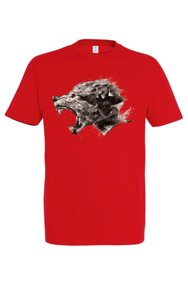 Tricou bărbat - Lup Abstract