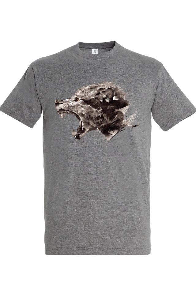 Tricou bărbat - Lup Abstract