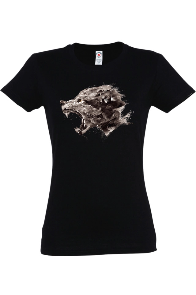 Tricou damă - Lup Abstract