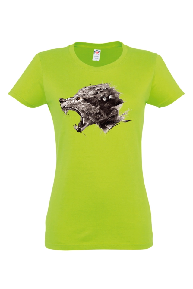 Tricou damă - Lup Abstract