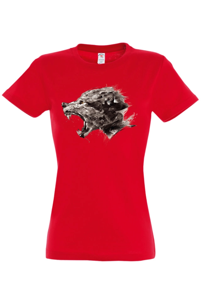 Tricou damă - Lup Abstract