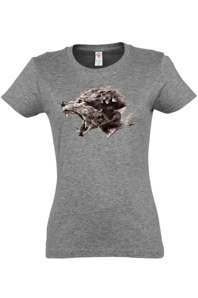 Tricou damă - Lup Abstract