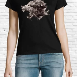 Tricou damă - Lup Abstract