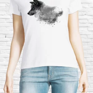Tricou damă - Lup abstract