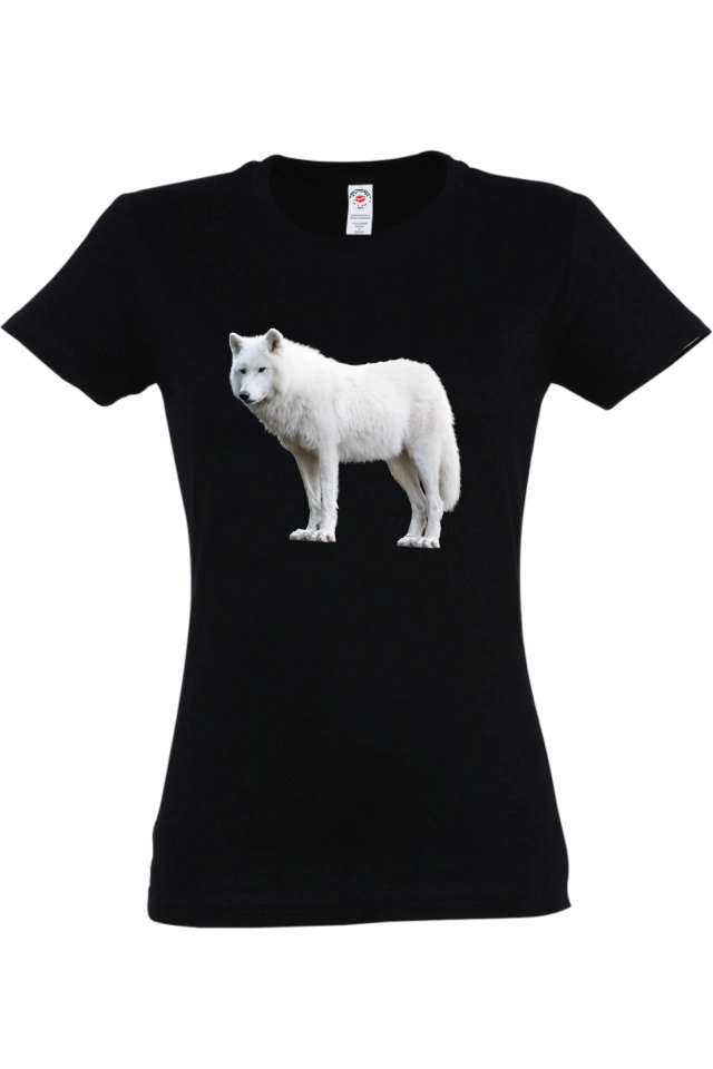 Tricou damă - Lup Alb