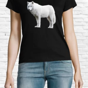 Tricou damă - Lup Alb