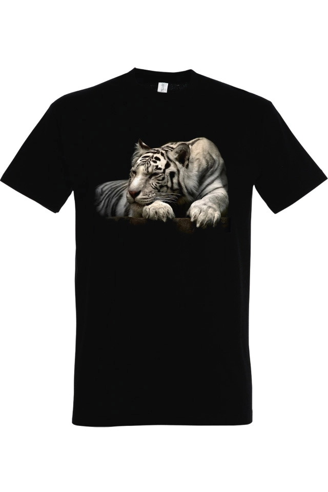 Tricou bărbat - Tigru alb