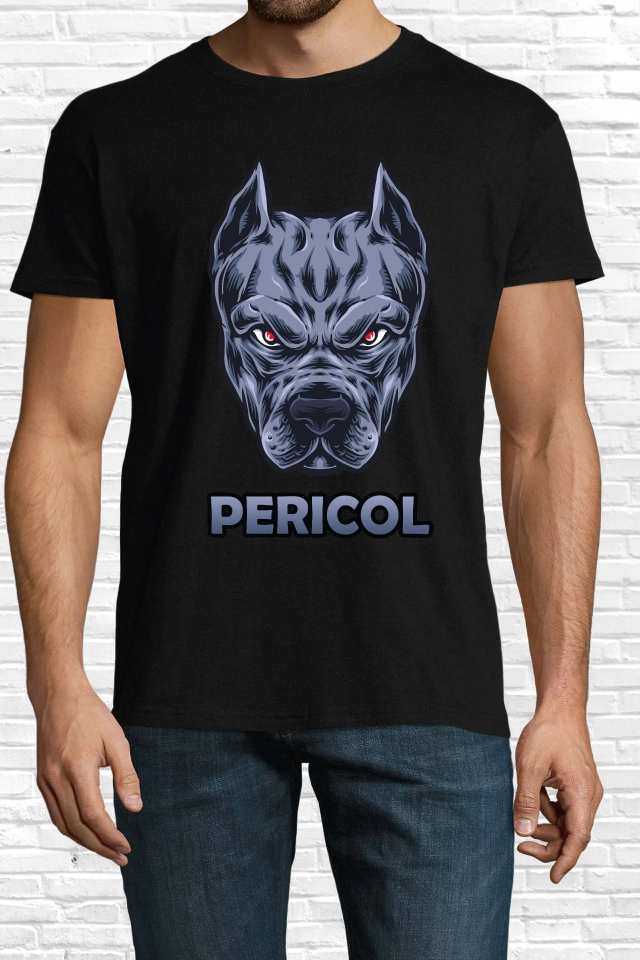 Tricou bărbat - Pitbull Pericol