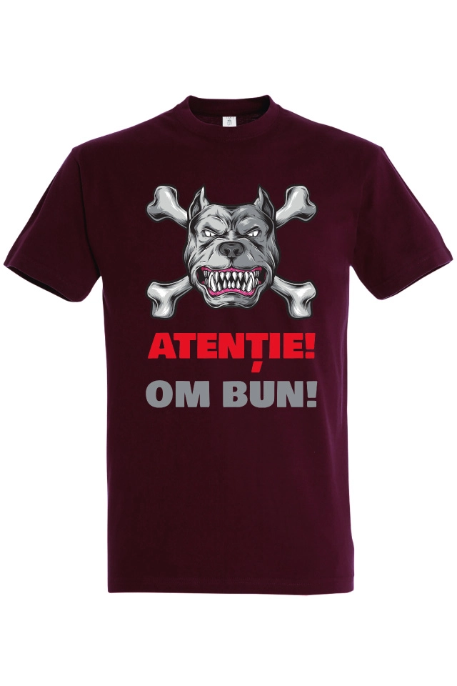 Tricou bărbat - Atenție! Om bun!