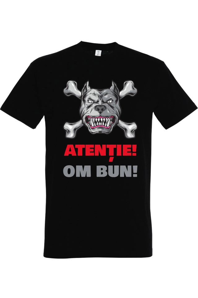 Tricou bărbat - Atenție! Om bun!