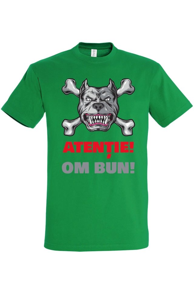 Tricou bărbat - Atenție! Om bun!