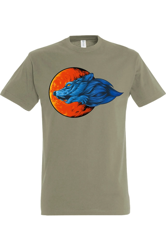 Tricou bărbat - Lup la apus
