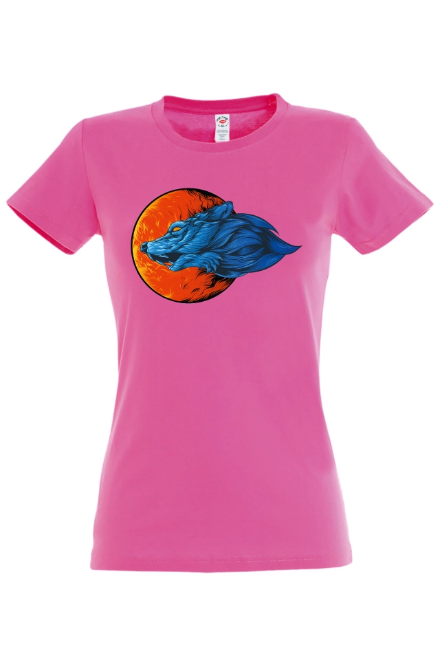 Tricou damă - Lup la apus Tricou damă - Lup la apus