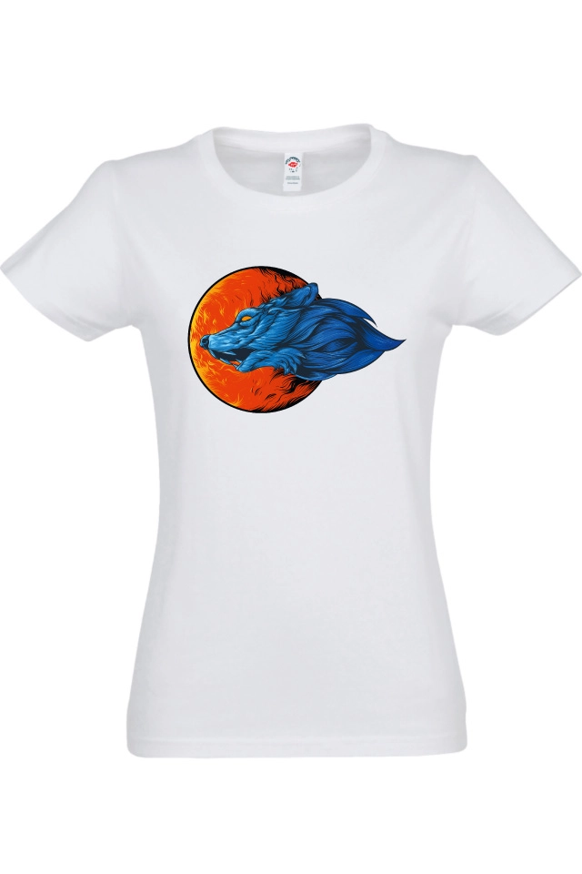 Tricou damă - Lup la apus Tricou damă - Lup la apus