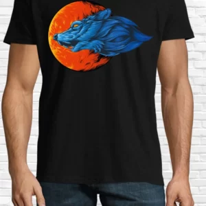 Tricou bărbat - Lup la apus