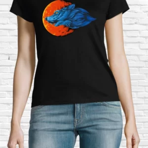 Tricou damă - Lup la apus