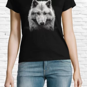 Tricou damă - Lup Alb
