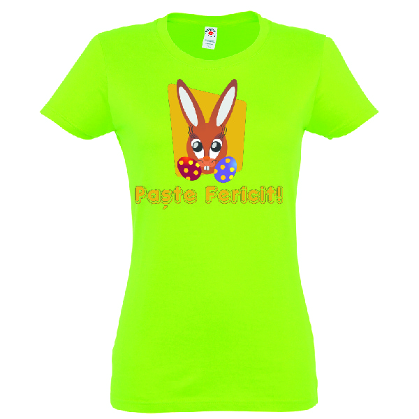 Tricou damă - Iepuraș de Paște cu ouă