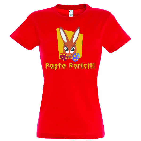Tricou damă - Iepuraș de Paște cu ouă