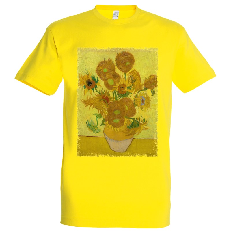Tricou bărbat - Floarea soarelui de van Gogh