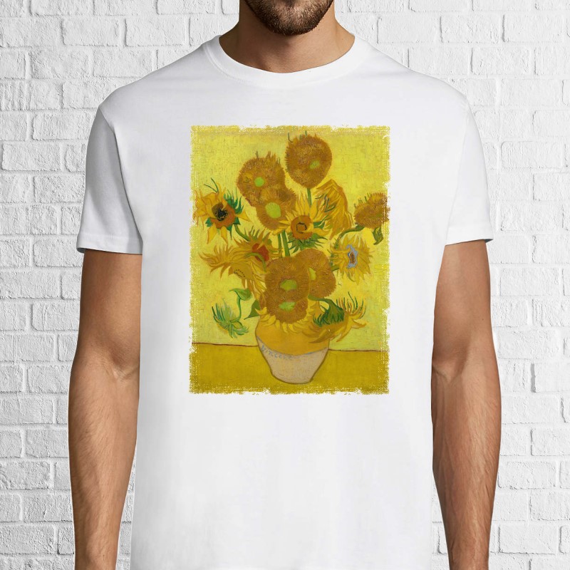 Tricou bărbat - Floarea soarelui de van Gogh