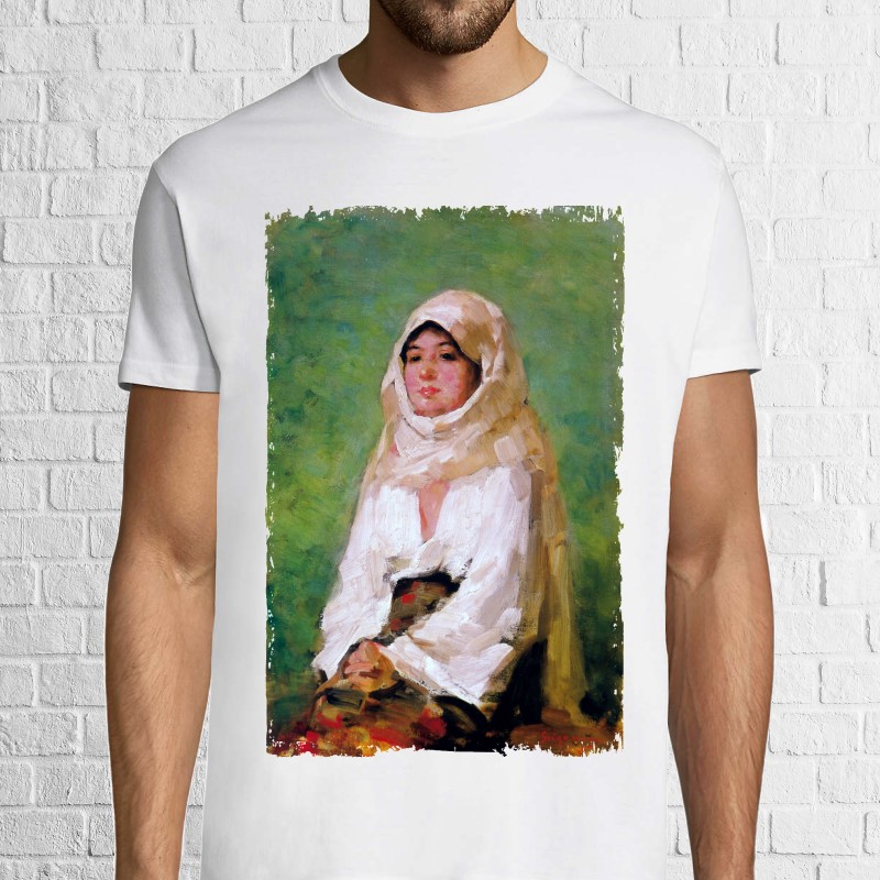 Tricou bărbat - Țărăncuță ci maramă de Grigorescu