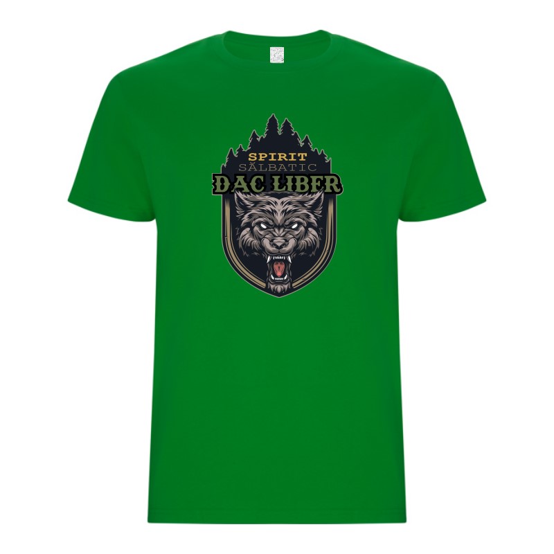 Tricou bărbat - Lupul Dac Liber Spirit Sălbatic