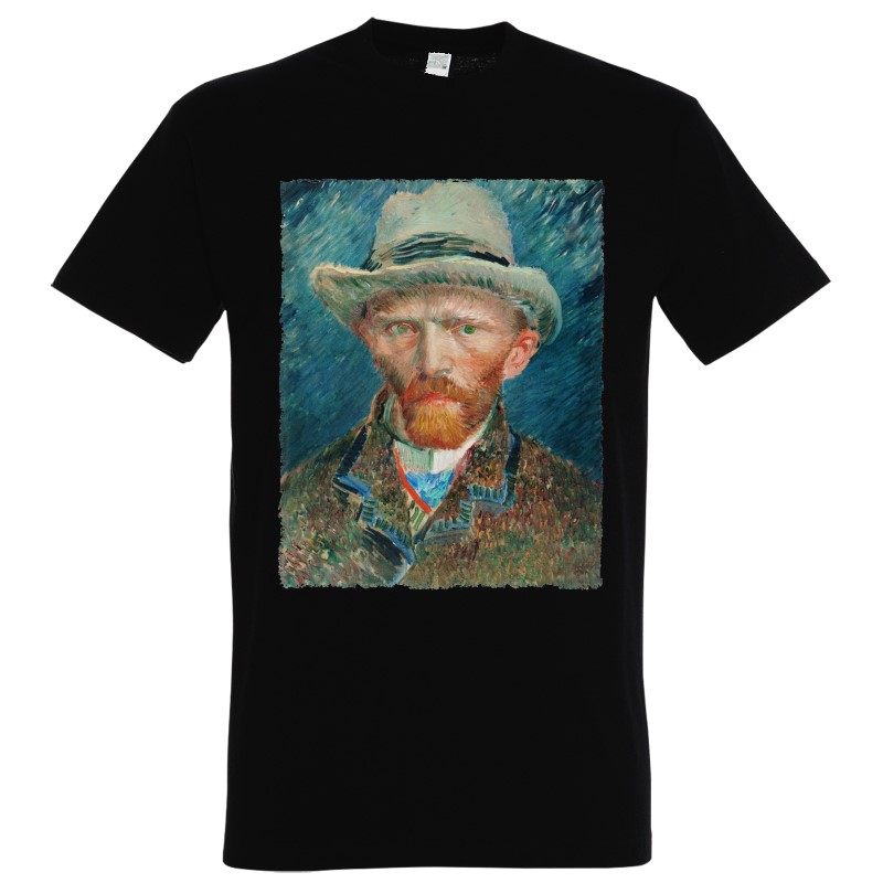 Tricou bărbat - Van Gogh cu pălărie