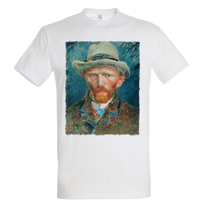 Tricou bărbat - Van Gogh cu pălărie