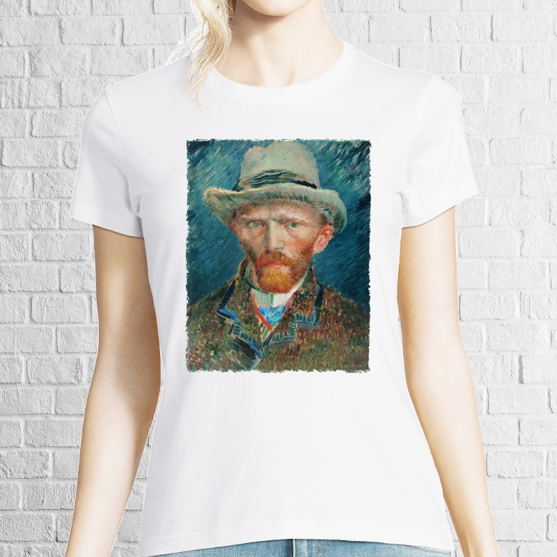 Tricou bărbat - Van Gogh cu pălărie Tricou bărbat - Van Gogh cu pălărie