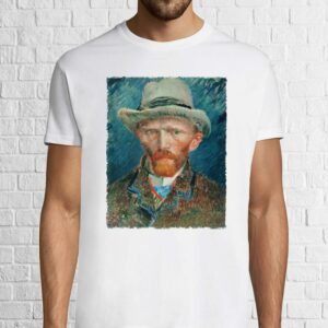 Tricou bărbat - Van Gogh cu pălărie
