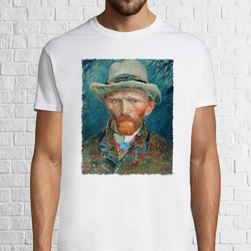 Tricou bărbat - Van Gogh cu pălărie