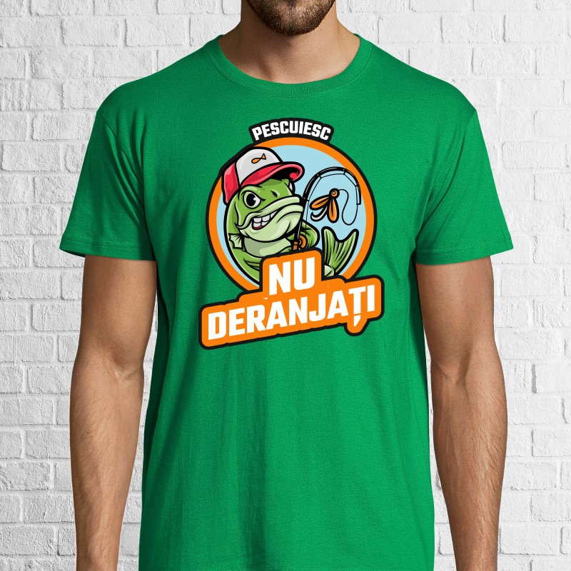 Tricou bărbat - Pescuiesc Nu deranjați!