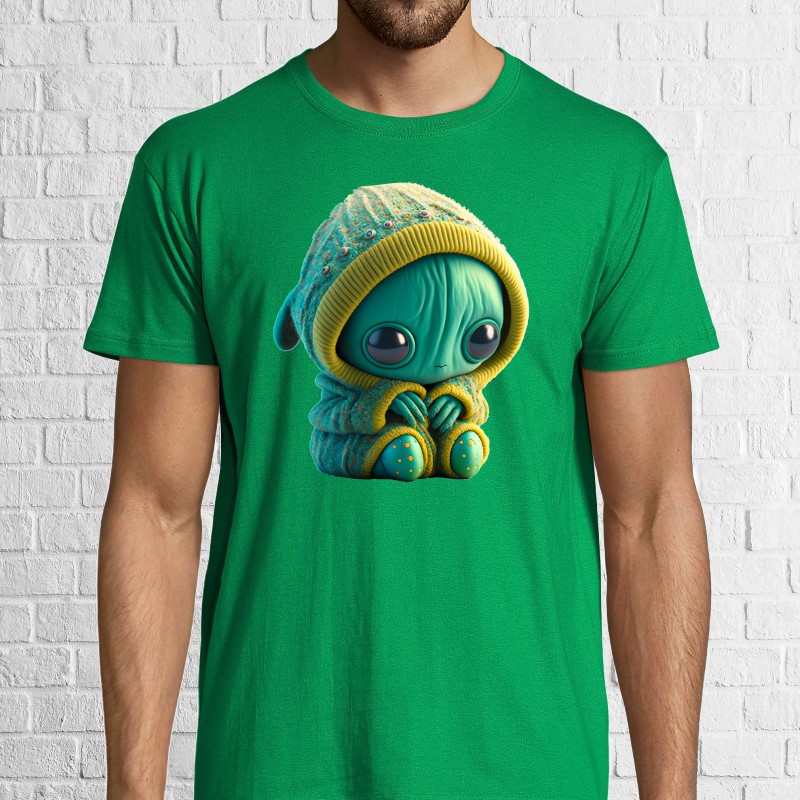 Tricou bărbat - Cute Alien