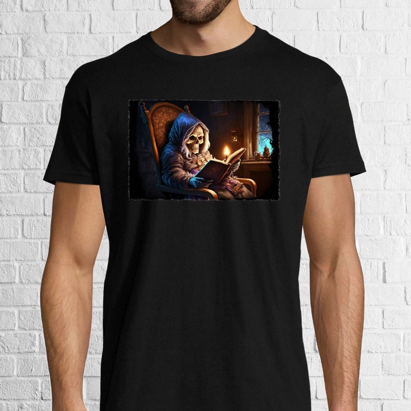 Tricou bărbat - Moartea citind