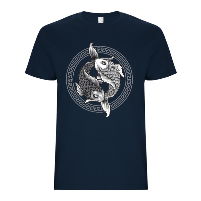 Tricou bărbat - Crapi Yin și Yang