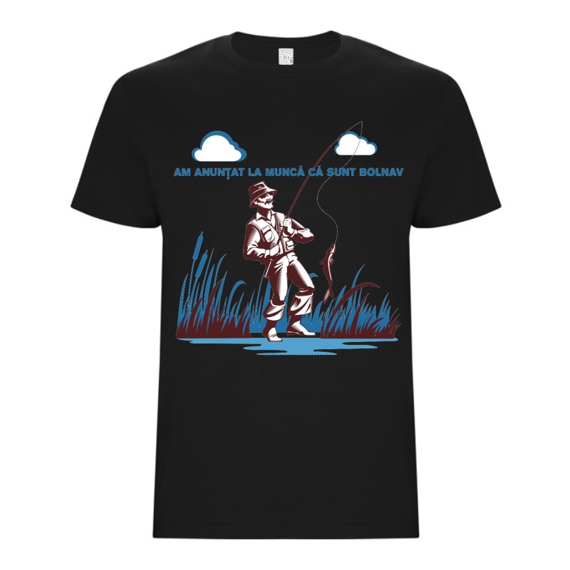 Tricou bărbat - Pescar bolnav