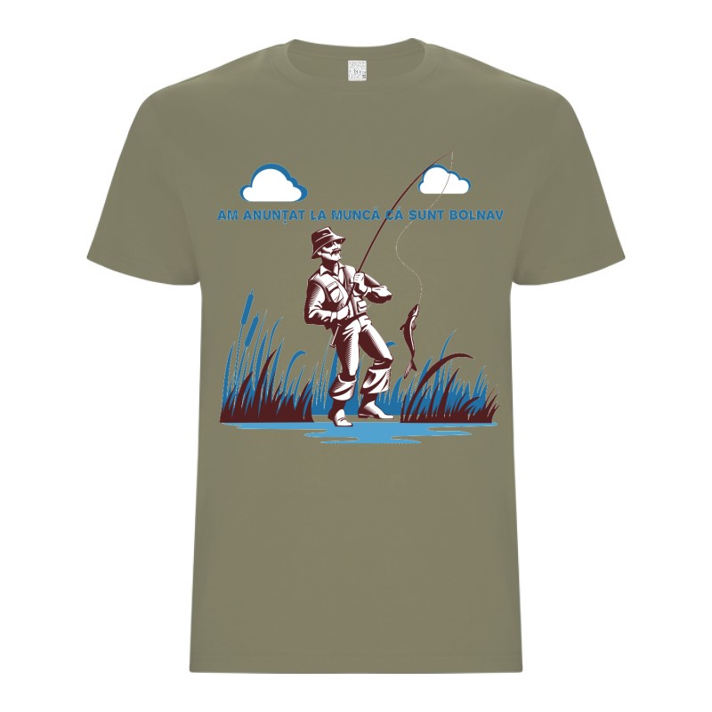 Tricou bărbat - Pescar bolnav