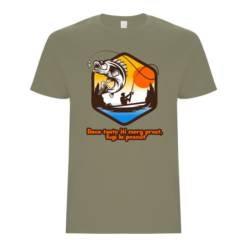 Tricou bărbat - Fugi la pescuit