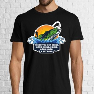 Tricou bărbat - Pescuitul e bine