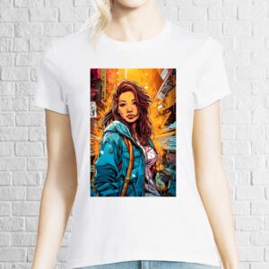 Tricou damă - Cyberpunk Girl