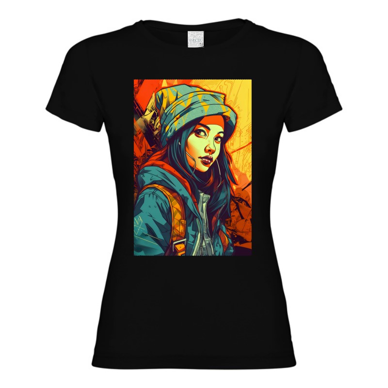 Tricou damă - Cyberpunk Girl