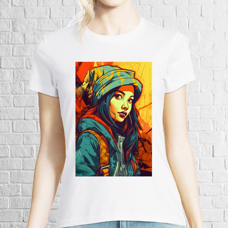 Tricou damă - Cyberpunk Girl