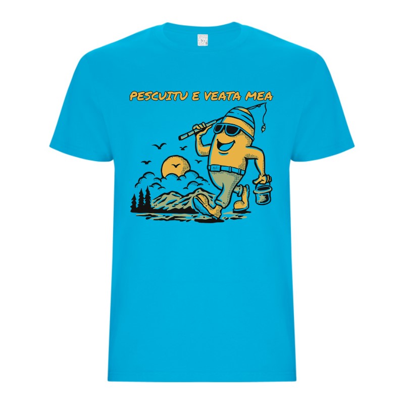 Tricou bărbat - Pescuitu e veata mea