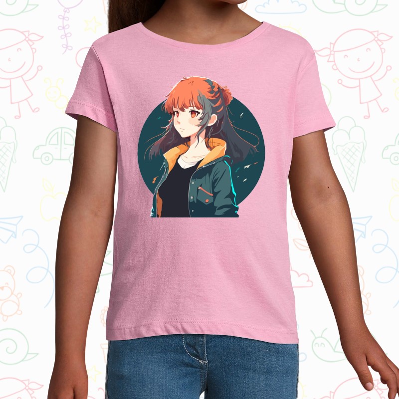 Tricou copii - Cyberpunk Anime