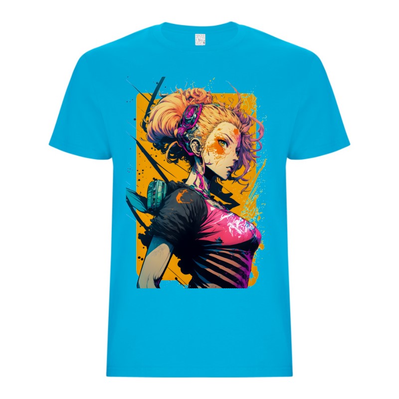 Tricou de bărbat - Cyberpunk Girl