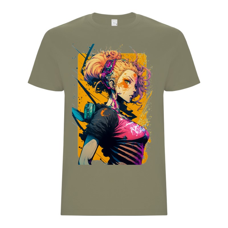 Tricou de bărbat - Cyberpunk Girl