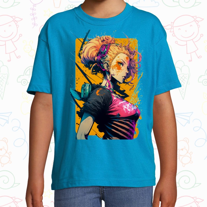 Tricou de copii - Cyberpunk Girl