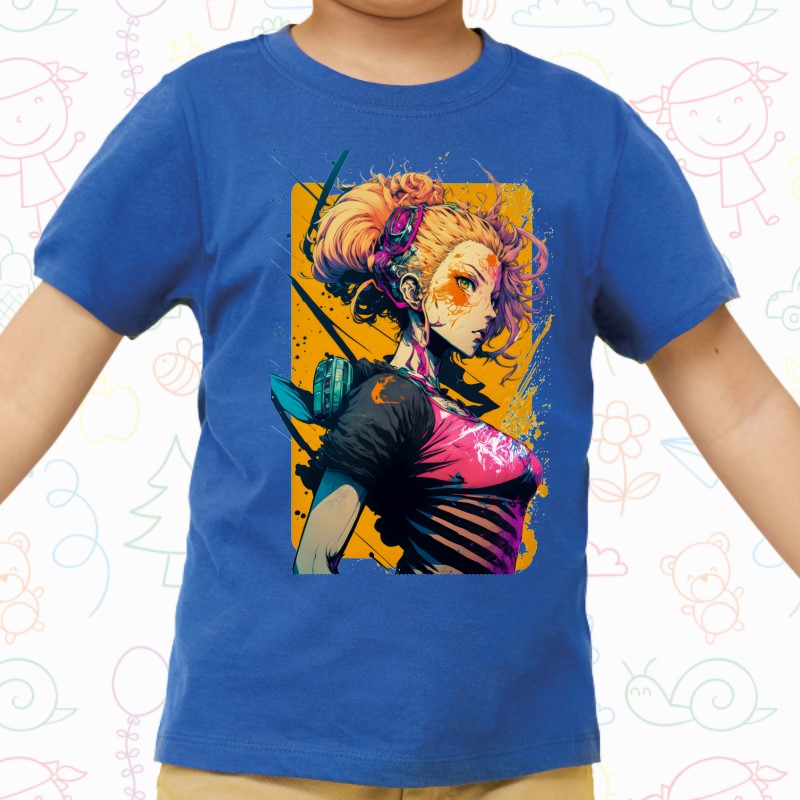 Tricou de copii - Cyberpunk Girl