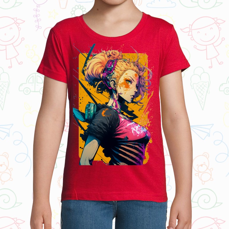 Tricou de copii - Cyberpunk Girl